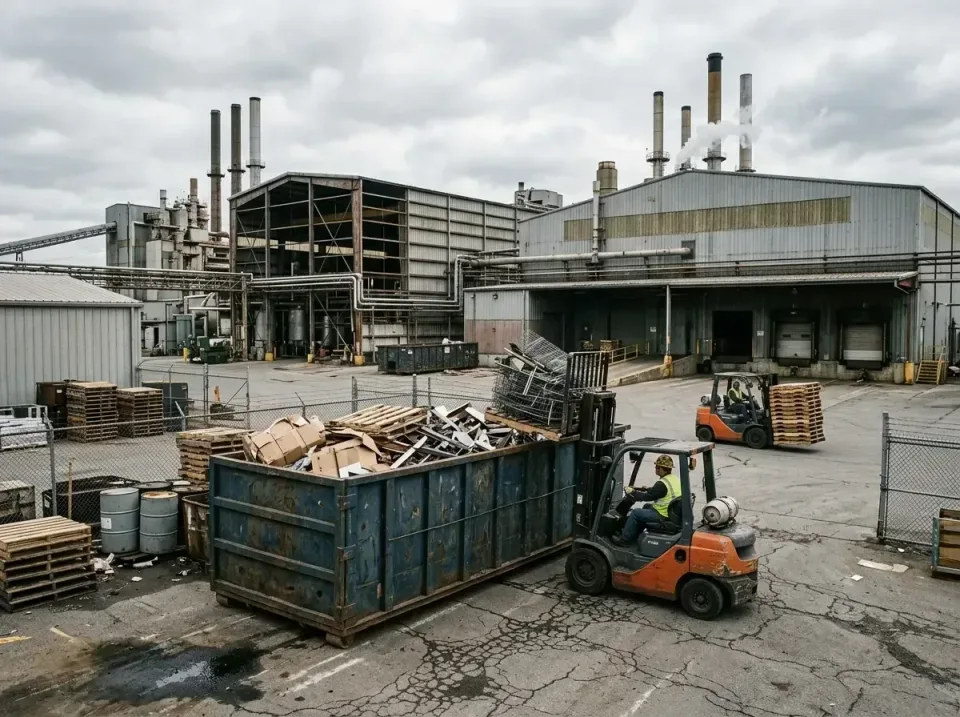 industrial-factory-scrap-conta-003 — frequently asked questions, Cheap Roll-off Dumpster Rentals in La Porte, IN